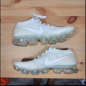 Nike white vapormaxes